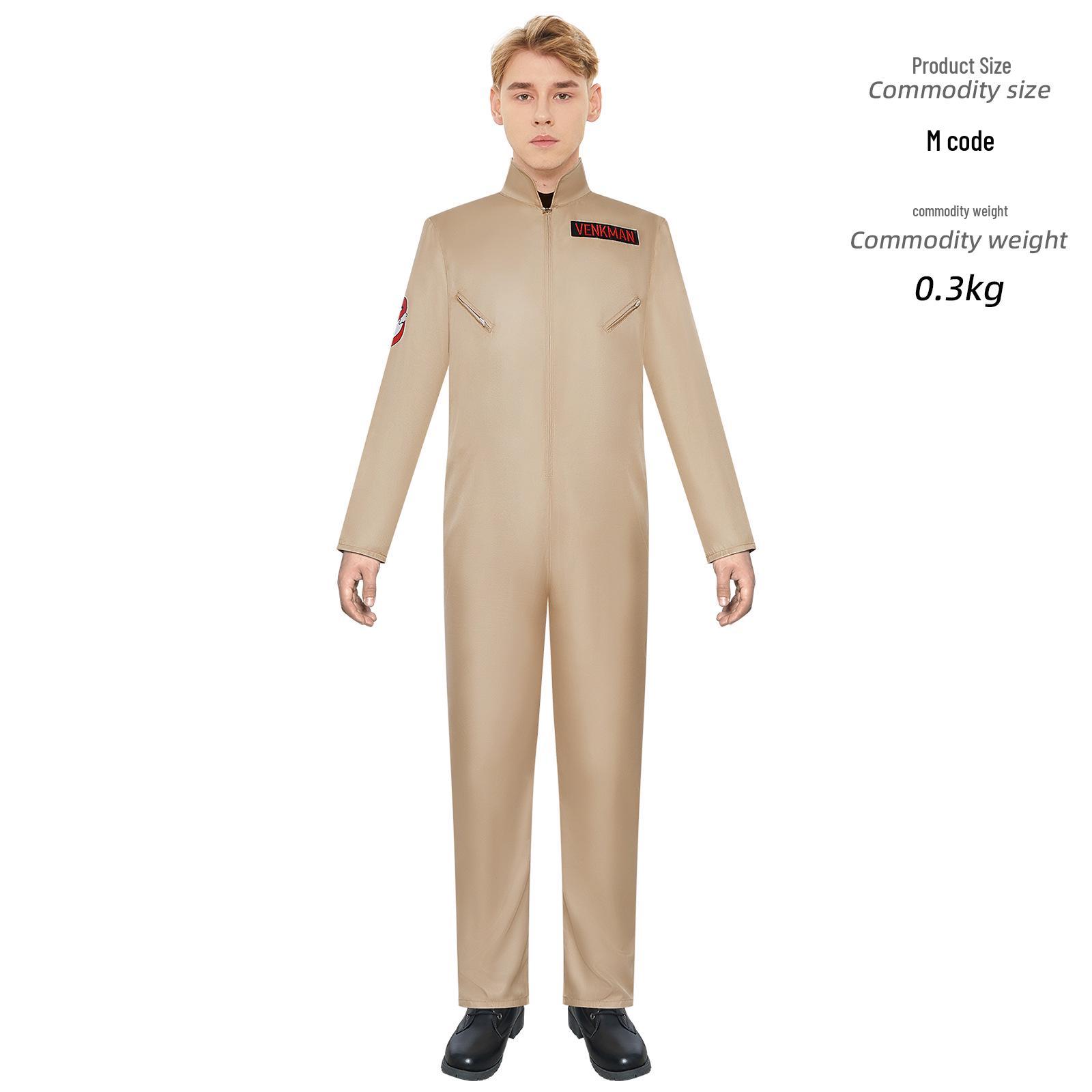 ManYi Duo Ghostbusters Halloween Cosplay Jumpsuit Costume S