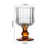 Copa de Vino Pleated de Vidrio Premium Copa de Cóctel Champagne Suministros para Fiesta de Bar Vidrio Whiskey Jugo Bebida Diseño Elegante Vidrio Transparente Clásico