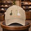 A Baseball Cap with a Unique Colored Goose Print Perfect for Casual Outings This Stylish Hat Is Adjustable And Suitable for Ou