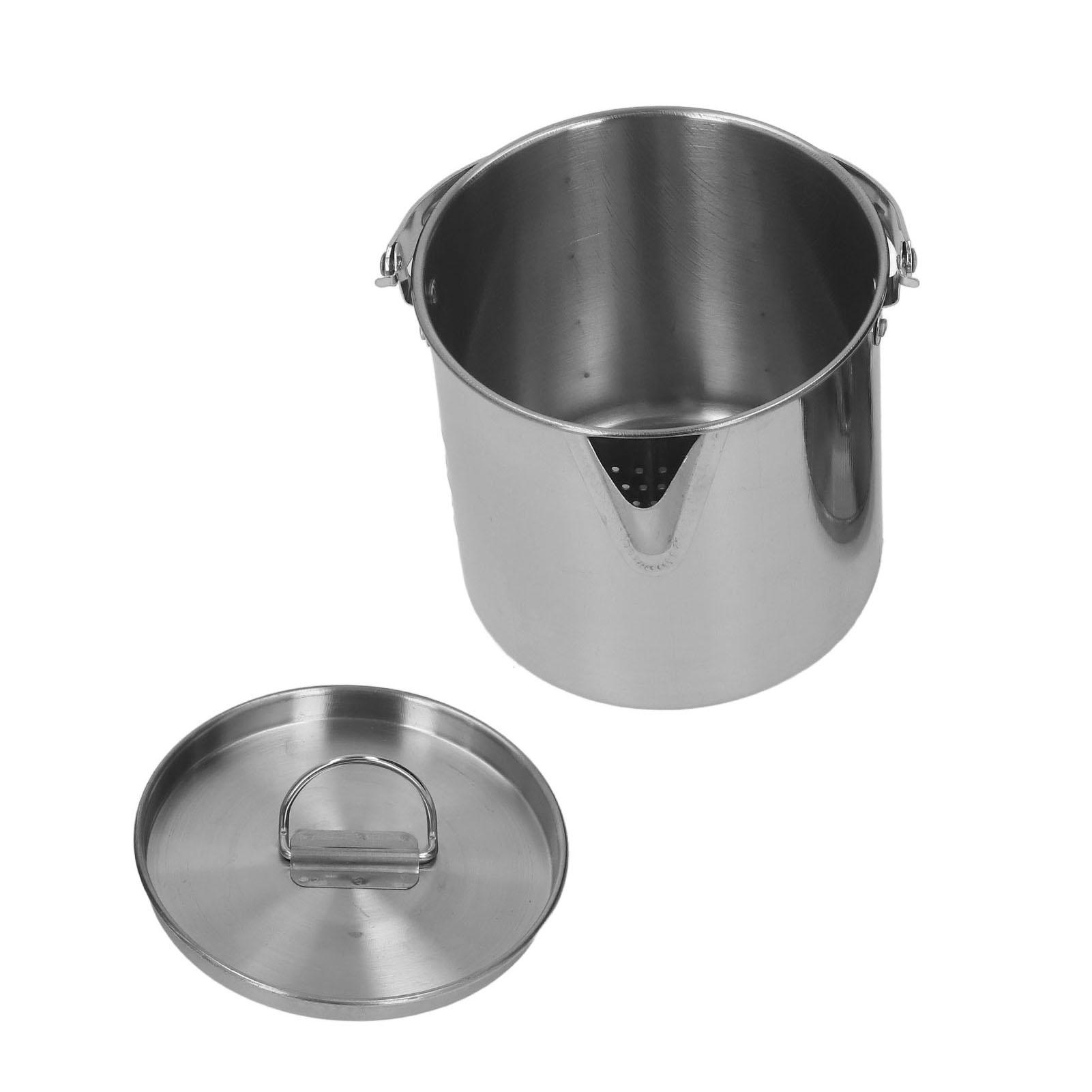 

1.2 л Чайник из нержавеющей стали для кемпинга Портативный чайник Кофейник Посуда для приготовления пищи на открытом воздухе для пеших походов и кемпинга