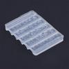 3D Bowknot Silicone Nail Mold Mixed Sized Shaped Bow Soft Stamping Plates Kawaii Ballet Bow Diy Manicure Art Mould Tools