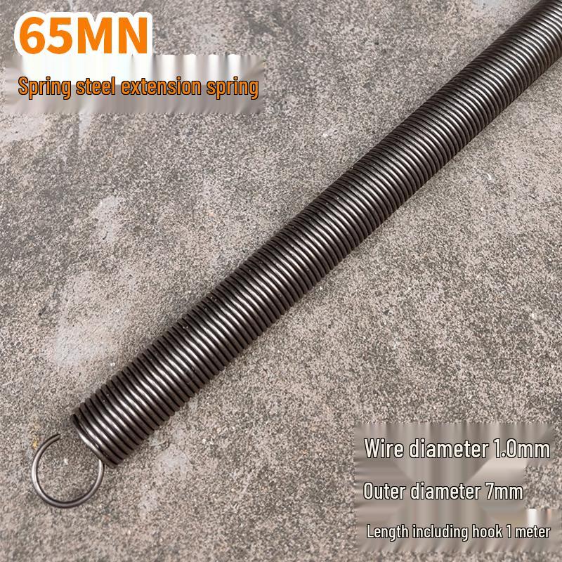 Durable Spring Steel Extension Spring with Hook, Length: Various, Tensile Strength: High, Wire Diameter: 0.5~4mm, Outer Diameter: 4~45mm