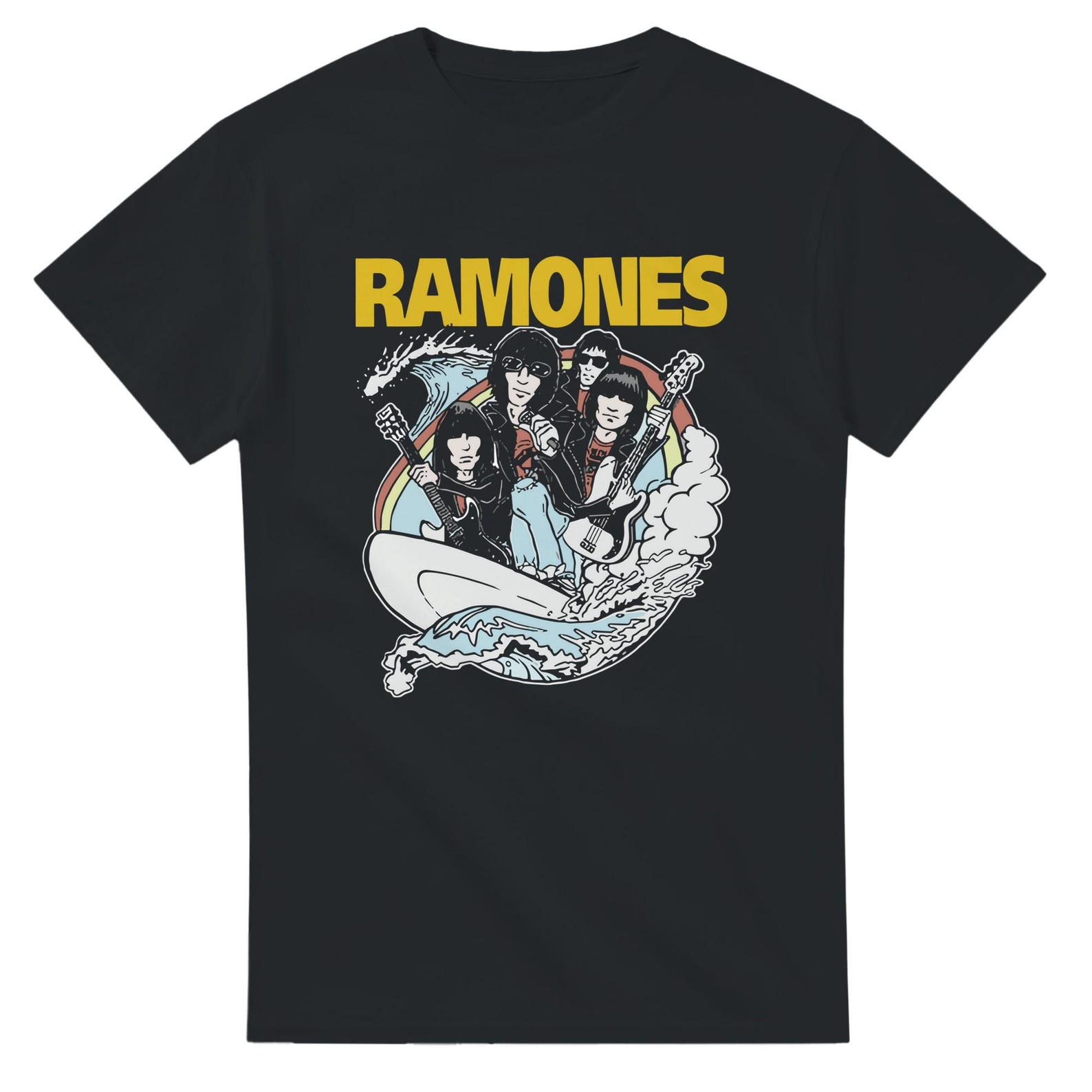 RAMONES Heavyweight Unisex Crewneck T shirt | Gildan® 5000 S
