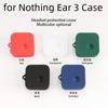 2025 New For Nothing Ear 3 Accessories Protector with Carabiner Wireless Earbuds Silicone Transparent Cover For Nothing Ear 3