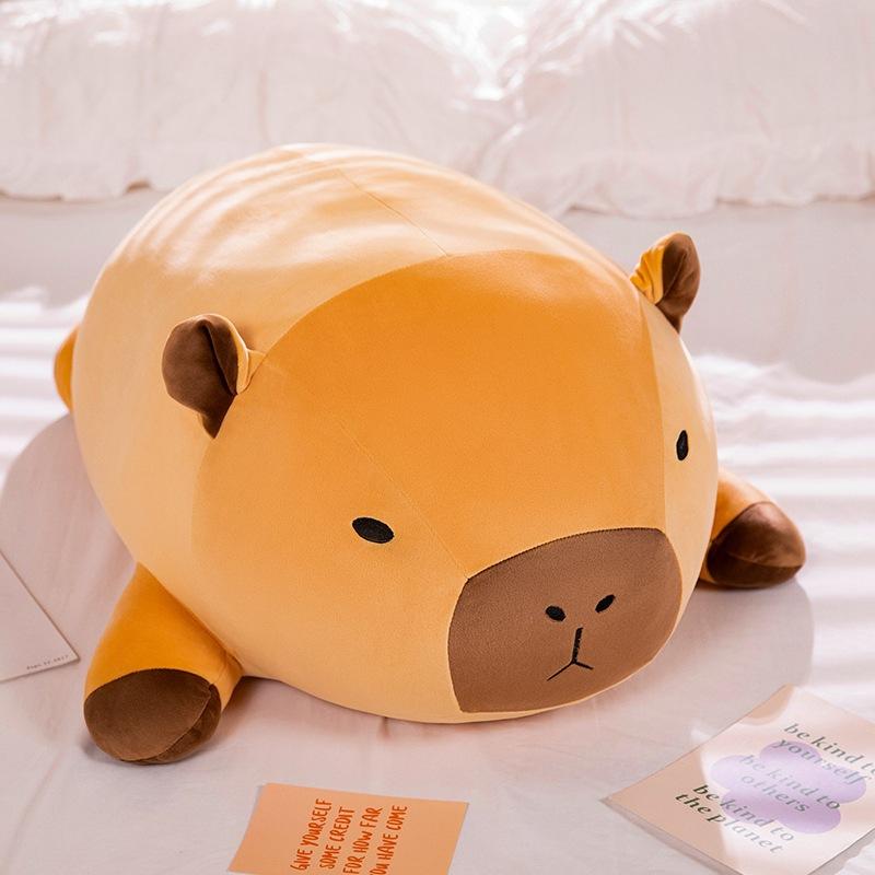 

Cute cute capybara throw pillow plush toy doll capybara doll girl sleeping soothing doll 40cm（0.3kg）