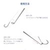 GOODCHI Fish Hook Remover, Quick and Lightweight Fishing Tool, Fishing Supplies (Blue)