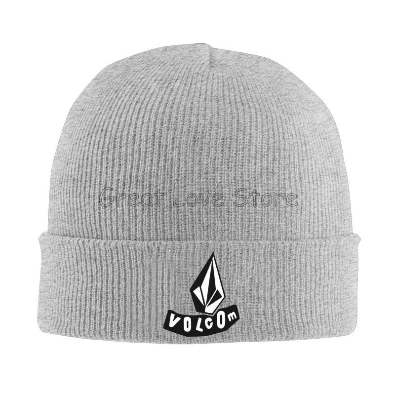 Custom Volcoms Logo Print Bonnet Hats Men Women Trendy Knitted Hat Outdoor Skullies Beanies Autumn Winter Pattern Head Wrap Caps
