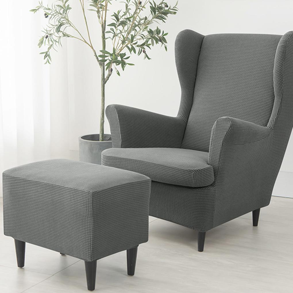 3piece Wingback Chair Soft And Comfortable Elastic For 3pieces Washable Arm Chair Cover Cover Clean And Chair Covers