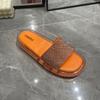 Ciabatte moda estiva da donna sandali comodi a fondo piatto color caramella 2025 nuove scarpe da spiaggia con cinturino in strass flash