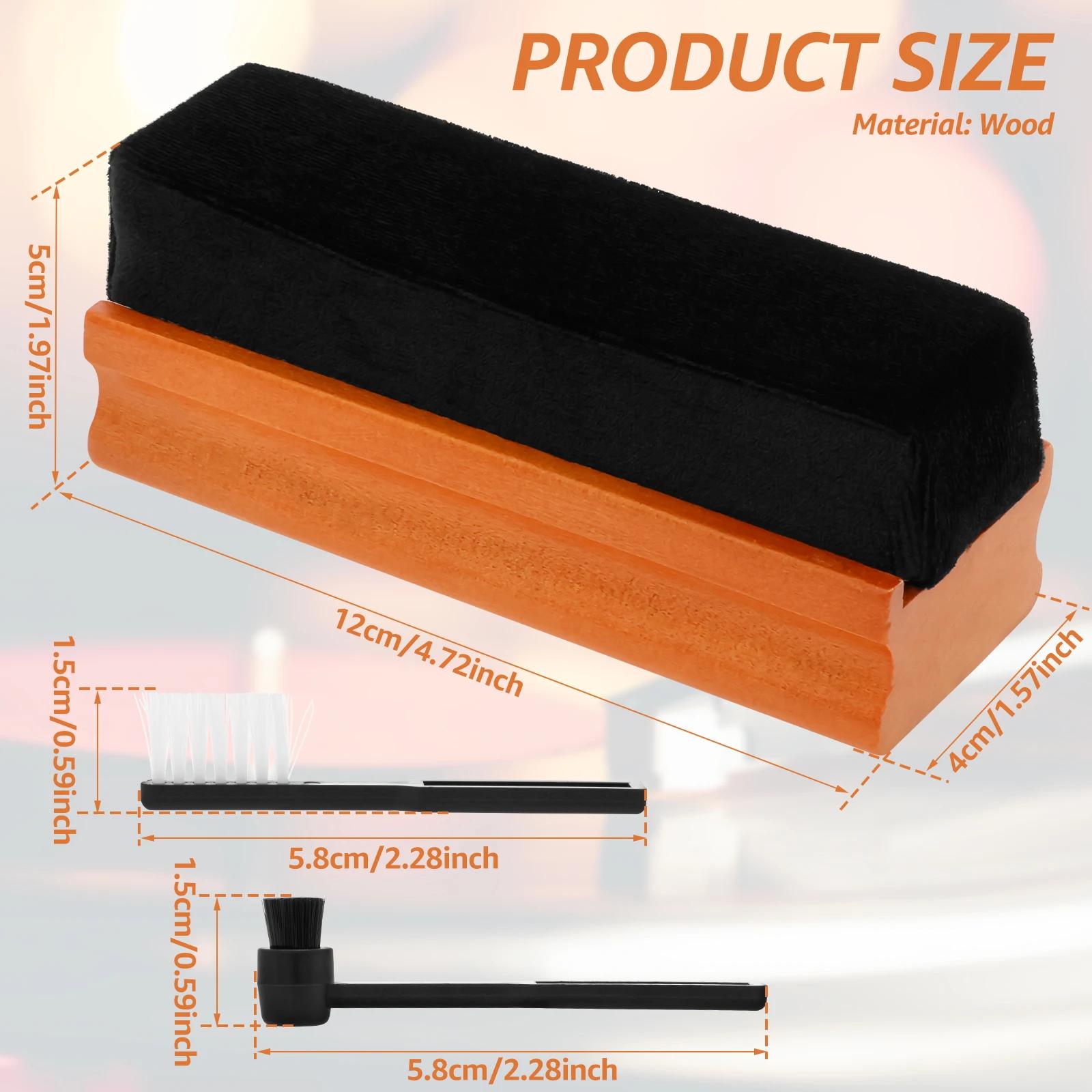 Vinyl Record Cleaning Brush Cleaner Kit Anti Static Vinyl Record Player Dust-Remover Brush Turntable Player Cleaning Accessories