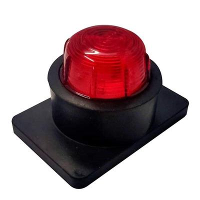 Juego de Montaje de Marcador Delantero LED APSMOTIV para Autobús, Camión, Remolque y Aplicaciones Universales 24v (rojo)