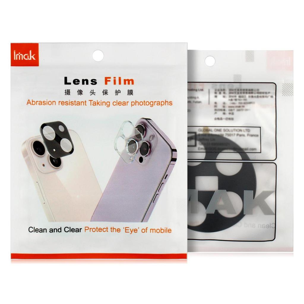 For OPPO A6x 4G 5G Glass IMAK High Definition Glass Lens Film Black Version