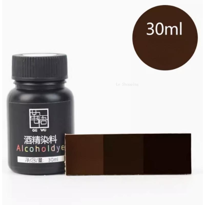 30ml Leather Alcohol Dye Containing Gold Solid Color Dye Handmade DIY Plant Tanning Bag Clothes Tintage Leather Art Pigment