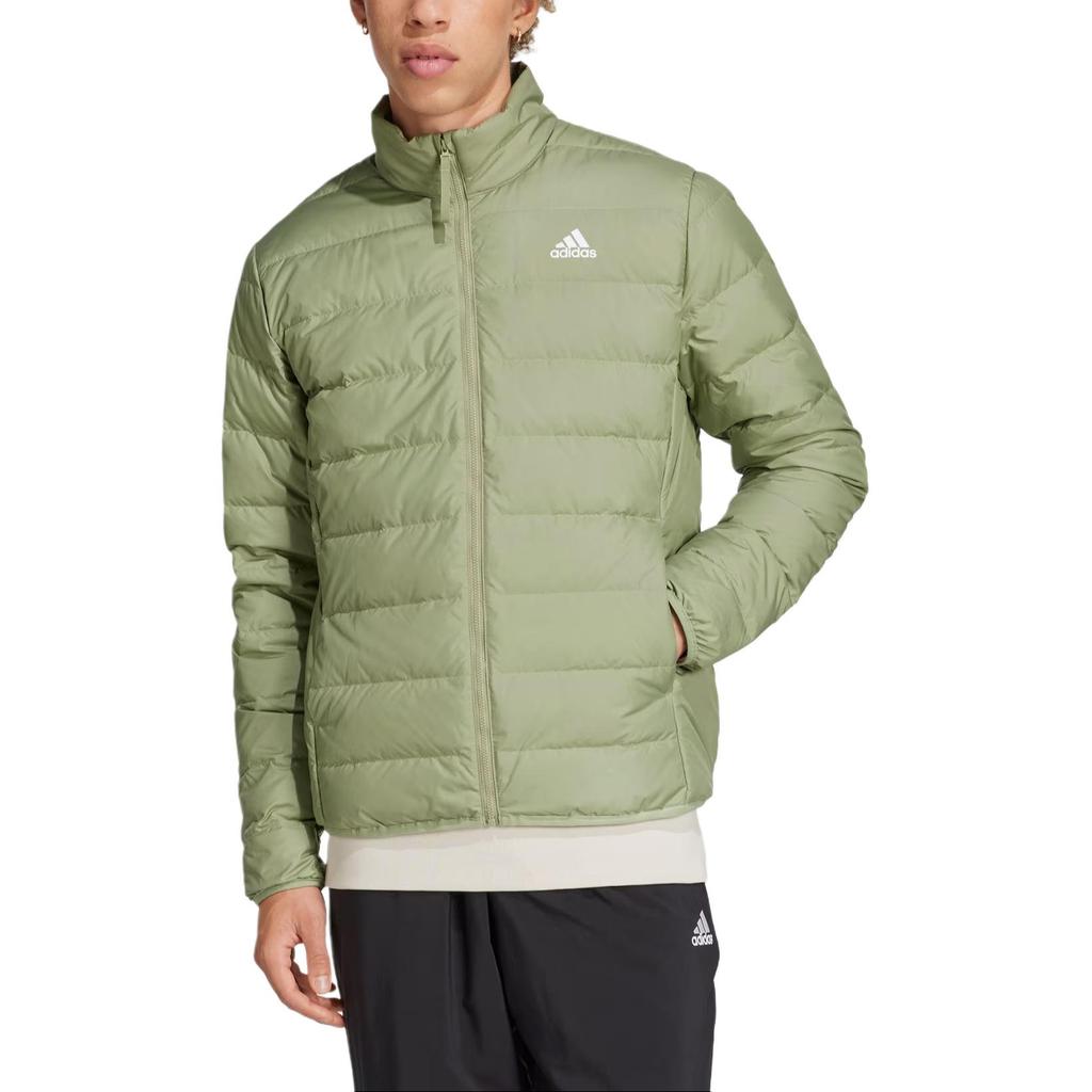 New Adidas ESSENTIALS Down Jacket Men's Tent Green JN4339