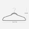 20pcs Slim Velvet Non-Slip Suit Hanger, Durable, Space Saving Hanger with Shoulder Slot
