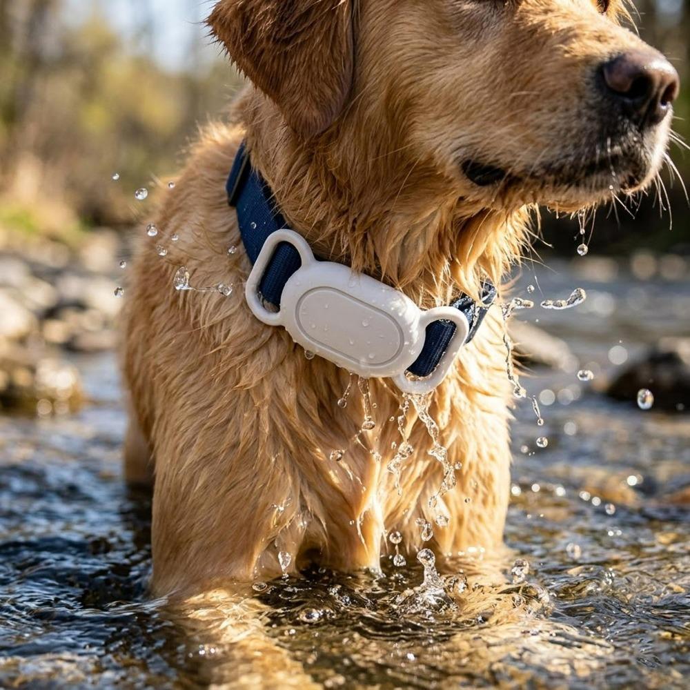 Wasserdichte Katzen-Hunde-Halsbandhülle für Xiaomi Tag Tracker Stoßfest Kratzfest für XiaomiTag Anti-Verlust Gerät Silikon Schutzhülle