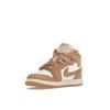 Air Jordan 1 Retro High OG TD Praline Baby Sneakers Tan White Sail FN6623-201