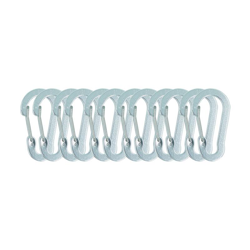 12PCS Carabiner Clip Set Tourist Small Hooks Outdoor Fishing Camping Cycling Hiking Multi Tool Keychain Buckle Karabiners