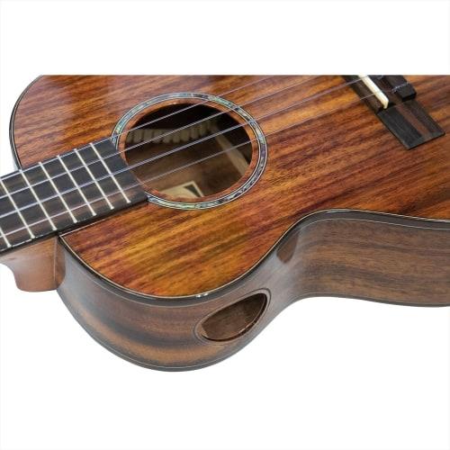 Domestically Inspected [Kai UKULELE] KT-5000R/EQ Tenor Size Ukulele (Built-in Pickup, Case Included) Natural