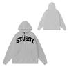 Mens Oversized Hooded Sweatshirt With Letter Print Heavyweight Cotton Winter Streetwear Style