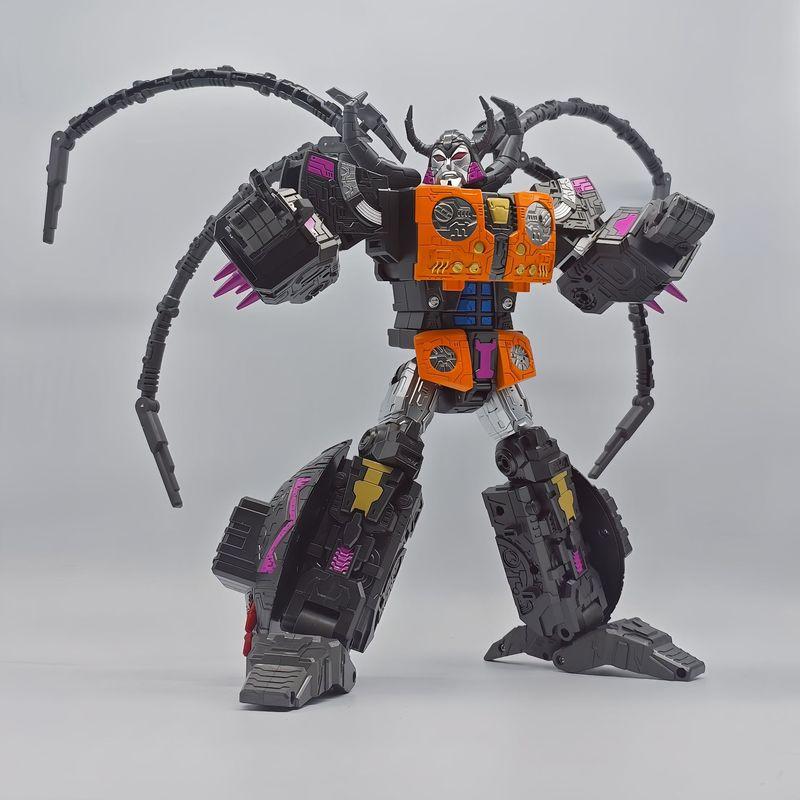 30cm Unicron Planet Transforming Robot Action Figure Cosmic Devourer Dark Unicron Deformable Planet Mode Collect Model Toy Gifts