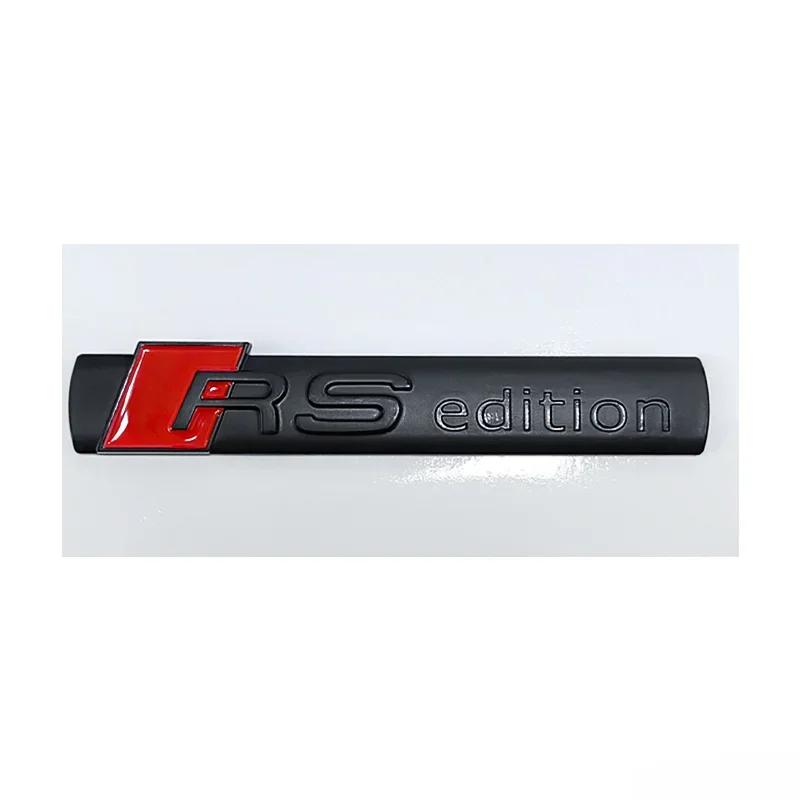 

ABS Car Side Fender Emblem RS Edition Badge for A3 A4 A5 A6 S7 A8 S3 S4 S5 S6 S7 S8 RS3 RS4 RS5 RS6 RS7 RS8 Modified Logo матовий чорний колір