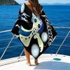 1pc Coraline7 Beach Towel with Custom Name, Beach/Swimming/Bath/Picnic/Camping Towel, Suitable for Seaside Beaches