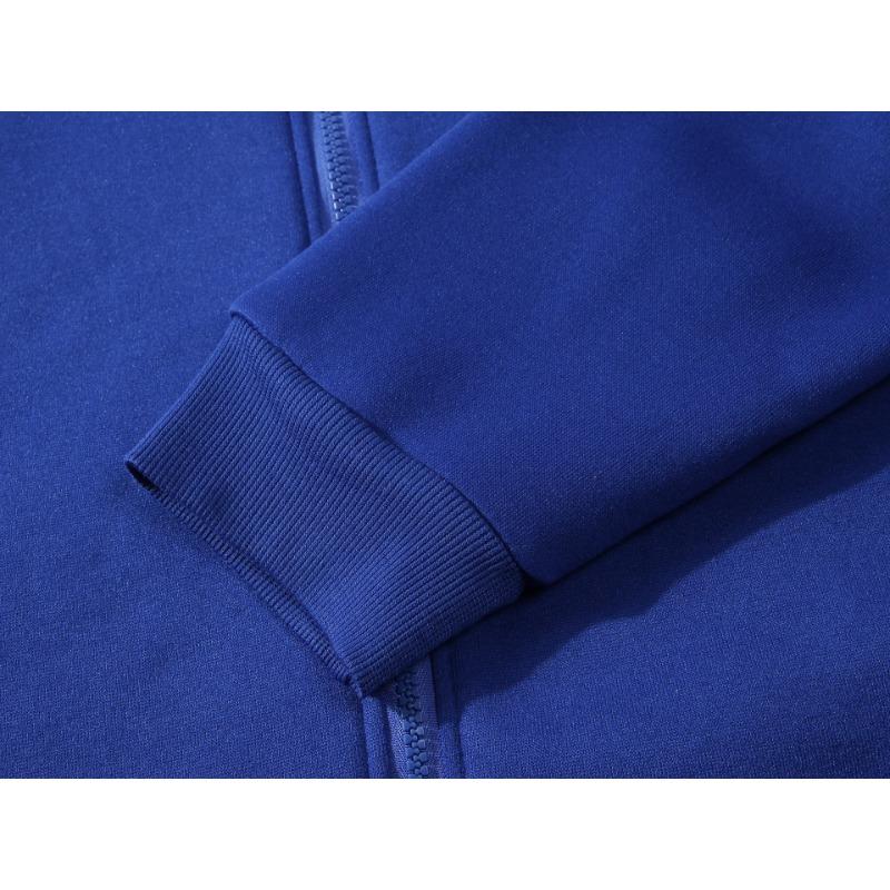 High Quality Fashion Zip Hoodies Men Retro Harajuku Solid Color Jacket High Street Zip Up Hoodie Autumn Casual Loose Sweatshirt Clothes