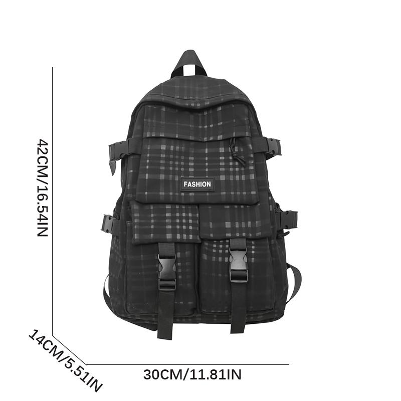 Trendy And Lightweight Large Capacity Backpack For Travel, Simple Backpack, Student Teens School Bag, Laptop Travel Backpack