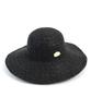 Yunibeosyeolkemiseuteuli Modern Black Round Panama Hat