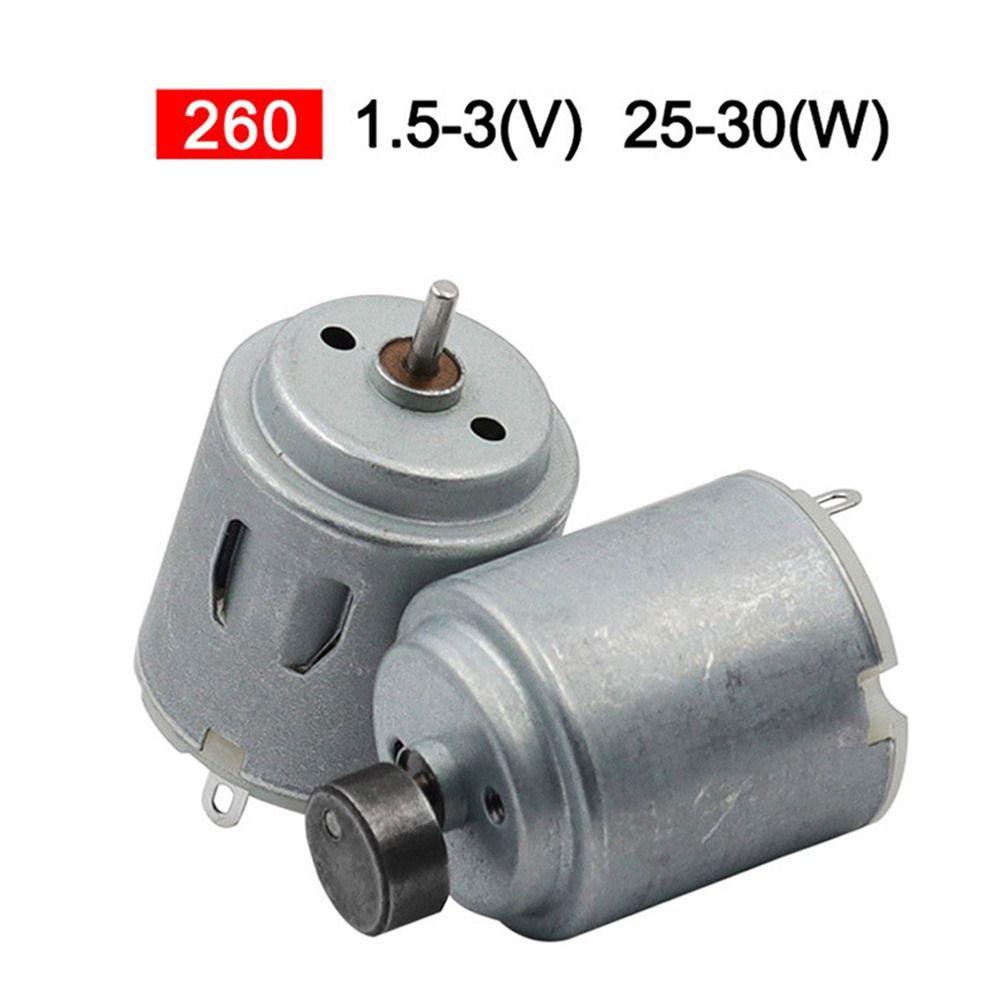 1ks Vysokorychlostní elektrické stroje Nástroje DC 3-12V Elektromotory Nový motor 260