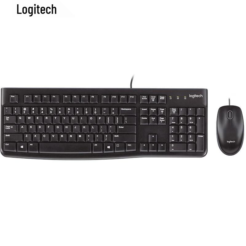 

Logitech MK120 Wired Keyboard and Mouse Combo