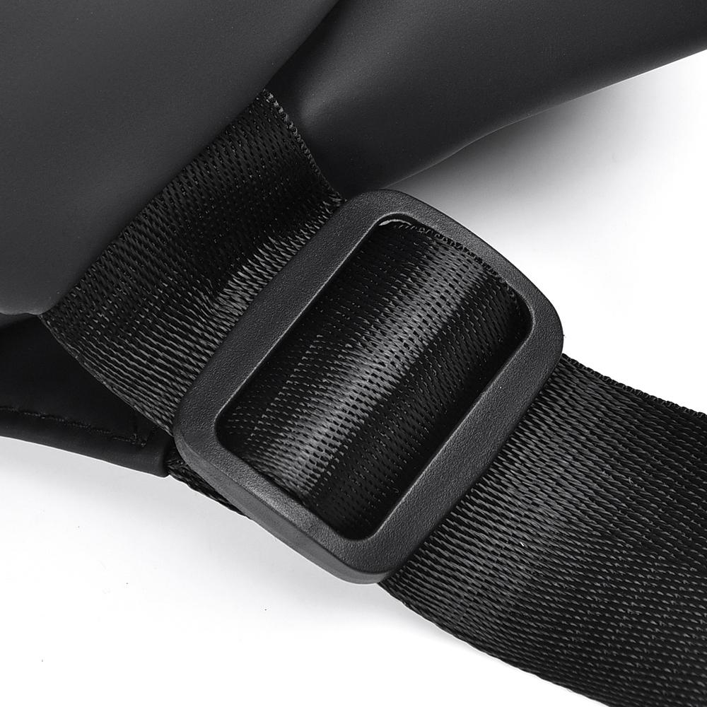 Solid Color Men's Large Capacity Shoulder Bag Outdoor Sports Crossbody Bag