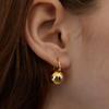 Imprint Ball Hoop Earrings EC1961