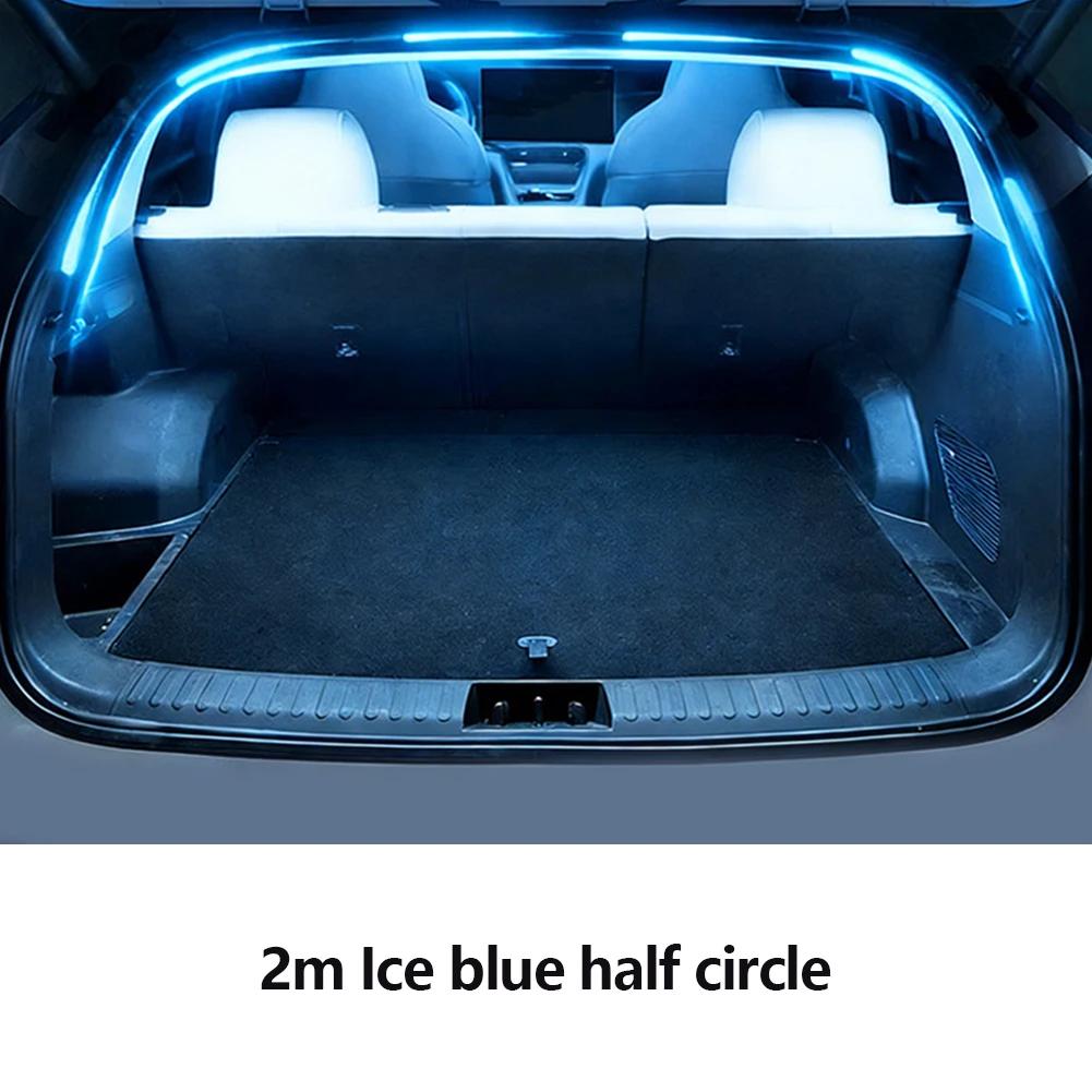 Car Trunk Led Light Strip Waterproof Flexible Ambient Light Strip Automatic on/Off Hidden Installation Universal for Suv/Mpv