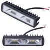 Pair Work Light Bars 12LEDs 36W 12‑24V Spotlights Headlights for Motorcycle Truck Boat Tractor Trailer Offroad