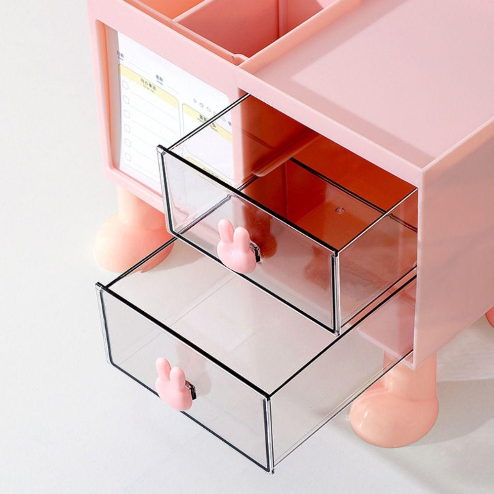 Drawer Pen Holder High-capacity Stationery Organizer Durable Pencil Storage Box  Desk