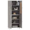Credenza alta Grigio Sonoma 69,5 x 34 x 180 cm Truciolato