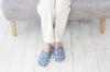 DDintex FLORET LONDON Slippers Astel Reese Sizes 02, Navy, 23-25cm [Liberty Print]