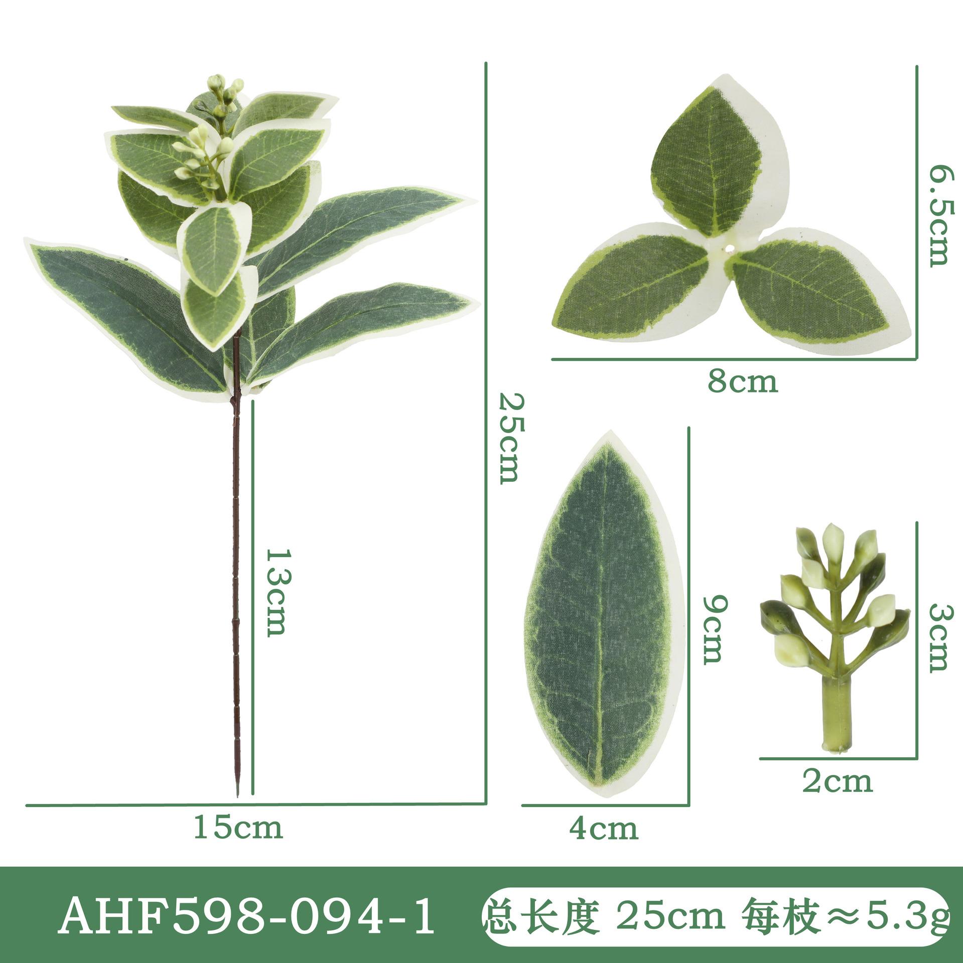 

10PCS Simulated Artificial Eucalyptus Leaf Flower Arrangement Table Ornaments Home Decoration Eucalyptus Leaf Single Branch 10PCS