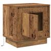 Nightstand Reclaimed Wood 44 X 34.5 X 45 Cm Engineered Wood