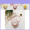 Adorable Mini Pu Shoulder Bag For Girls Cute Flower Design Toddler Crossbody
