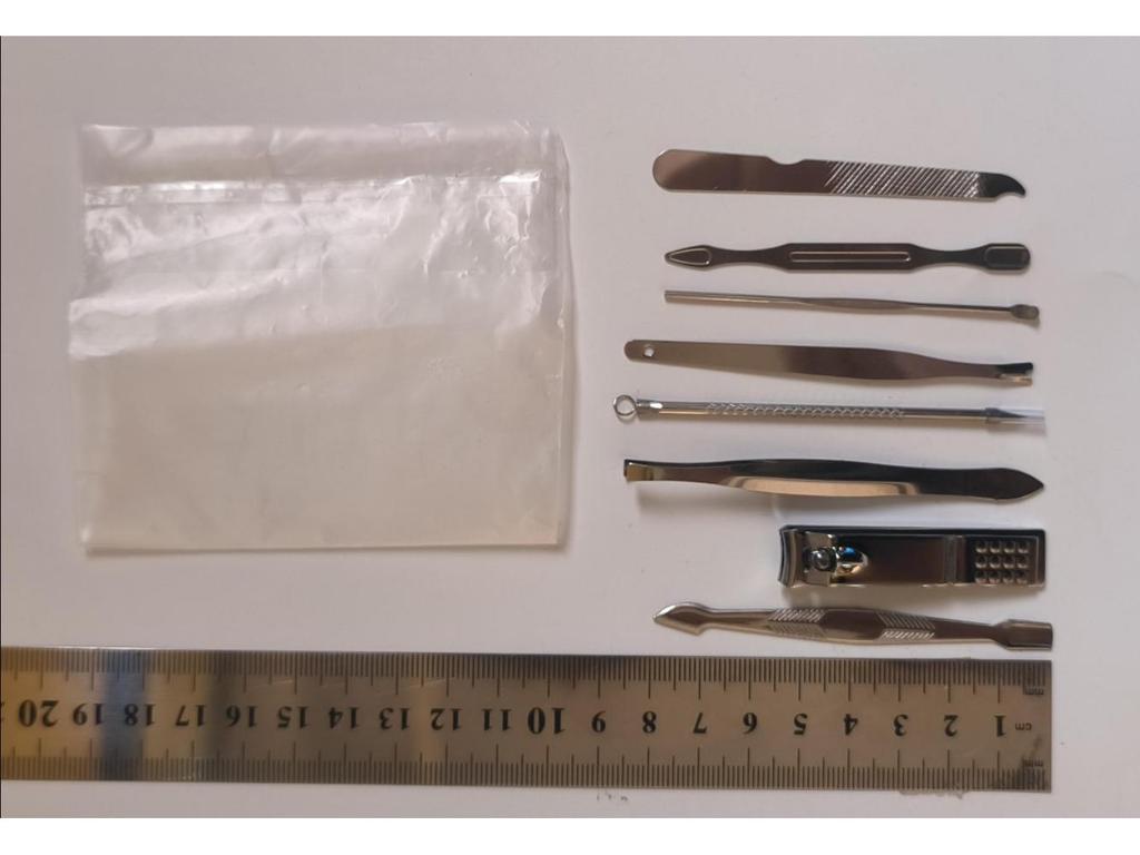 19-Piece Carbon Steel Manicure Set: Complete Nail Clippers and Tools