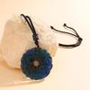 Thermochromic Pendant Necklaces Women Chinese Style Maitreya Necklace Jewelry  Sweater Style Drop