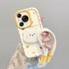 Bear bracket is suitable for Huawei MATE60pro/50 mobile phone case pura70pro lanyard nova12pro.