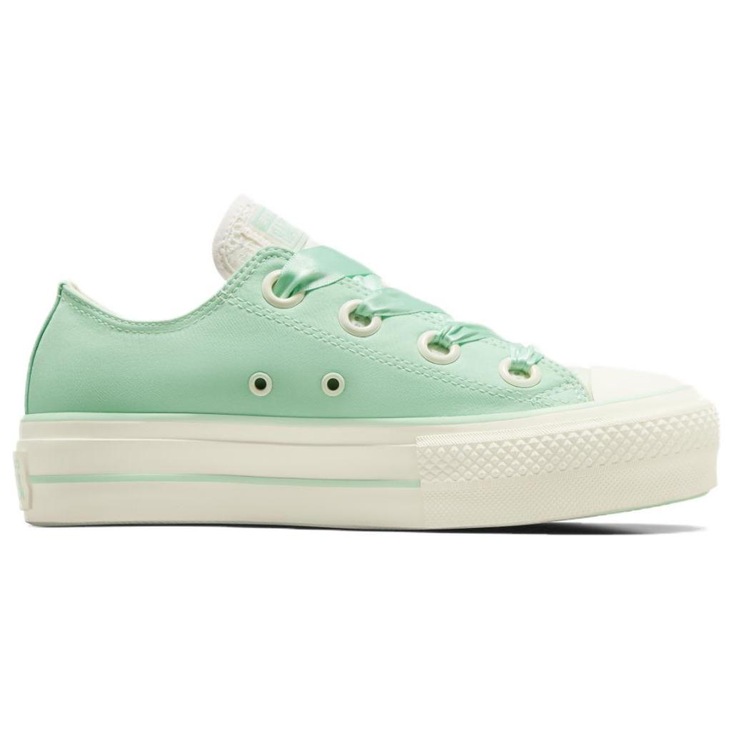 Converse All Star Lift Durable Breathable Low-Top Skate Shoes Women Sneakers Green A10300C