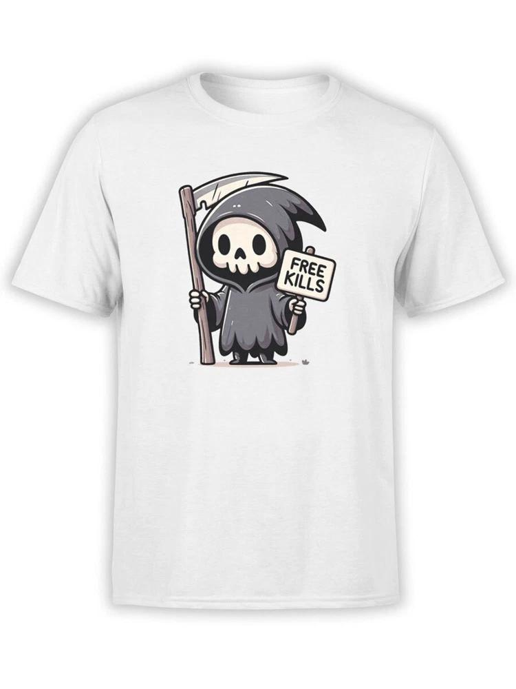 Unisex Tshirts Cute Death Tshirt 100 Cotton