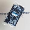 Nylon Plastic Black & White Self-Locking Cable Tie Straps for Wire Harnesses