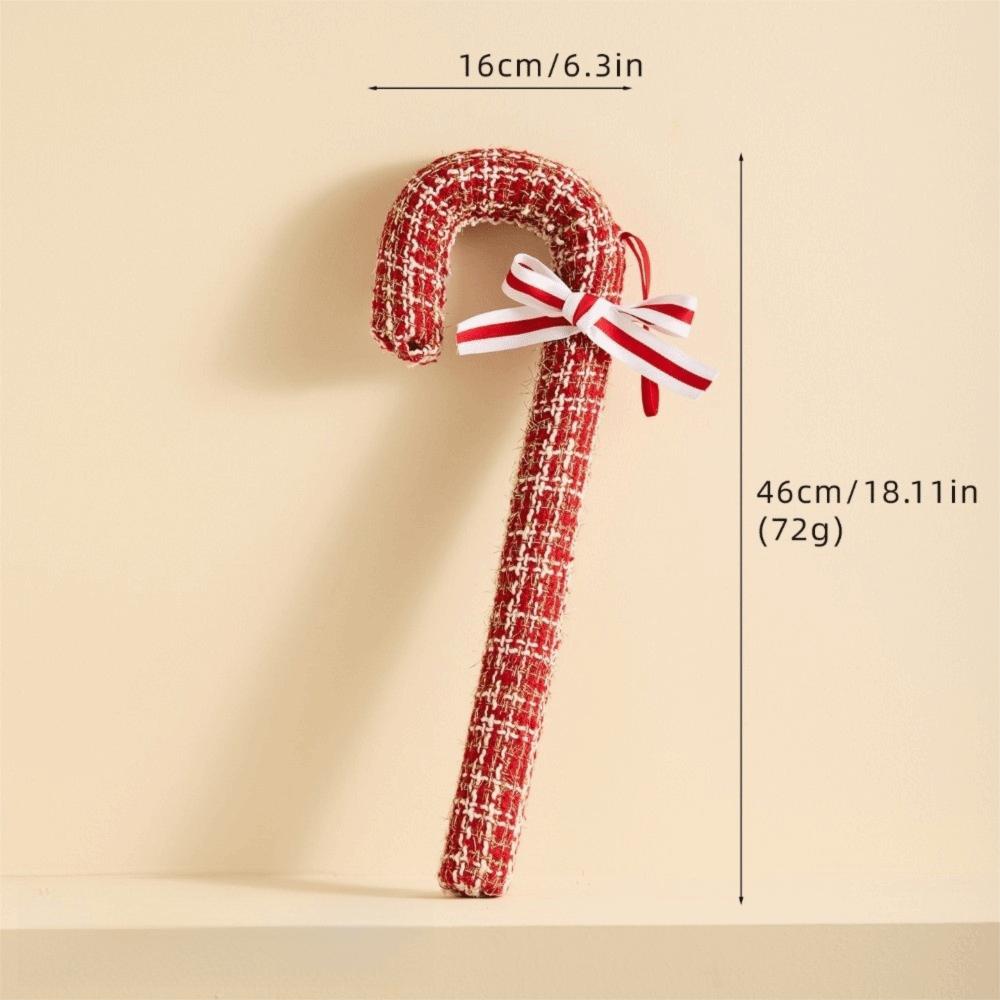 Colorful Candy Cane Xmas Tree Decorations Striped Lightweight Christmas Ornaments Large Christmas Tree Hanging Ornaments