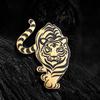 Anti-Exposure Sweater Pin Chinese Style Tiger Brooch Men Brooch Tiger Pendant Animal Brooches Pins